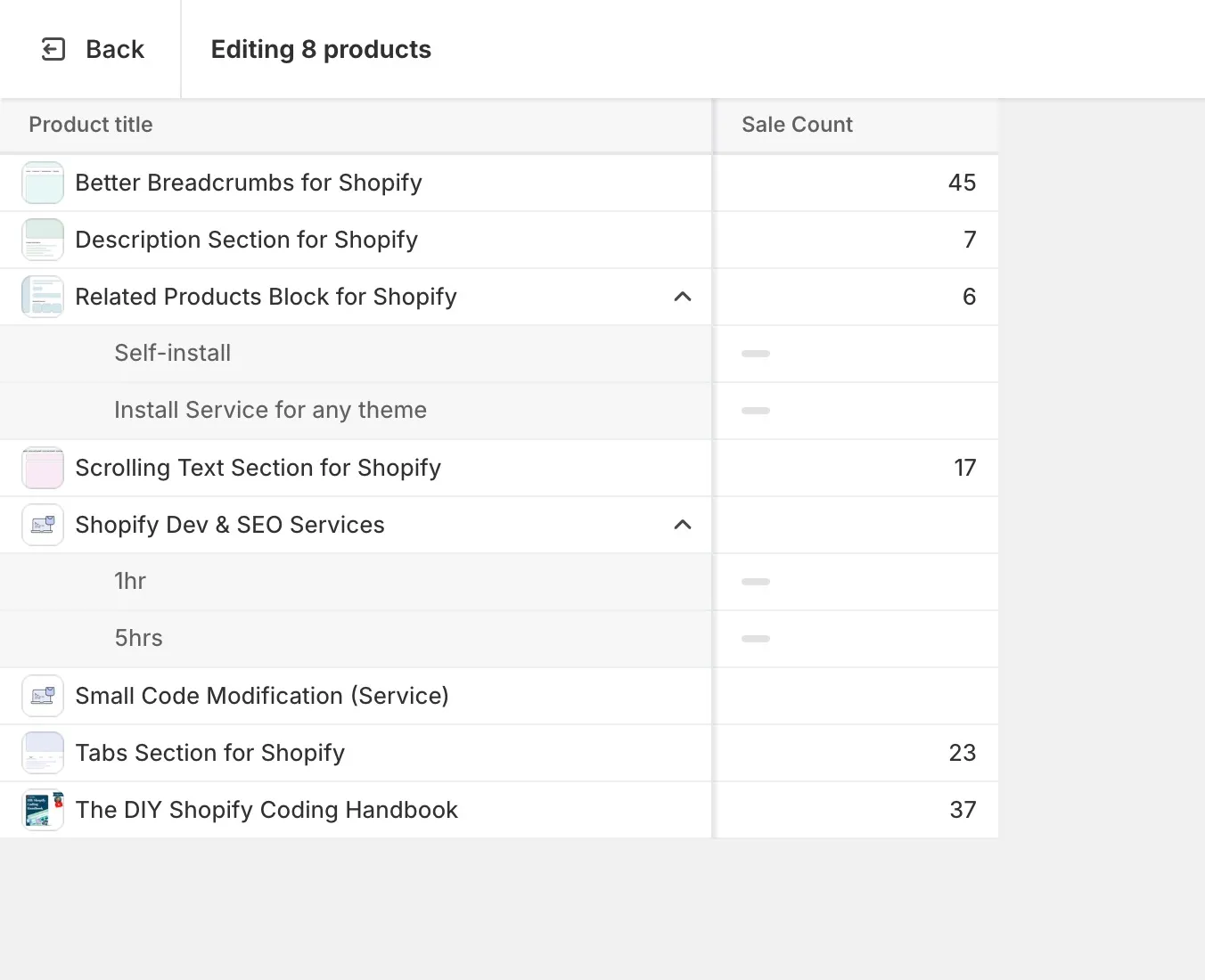 Use Shopify bulk editor to fill metafields